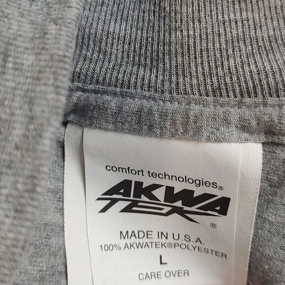 Army reflective logo gray long sleeve tshirt  Sz L - Picture 7 of 9